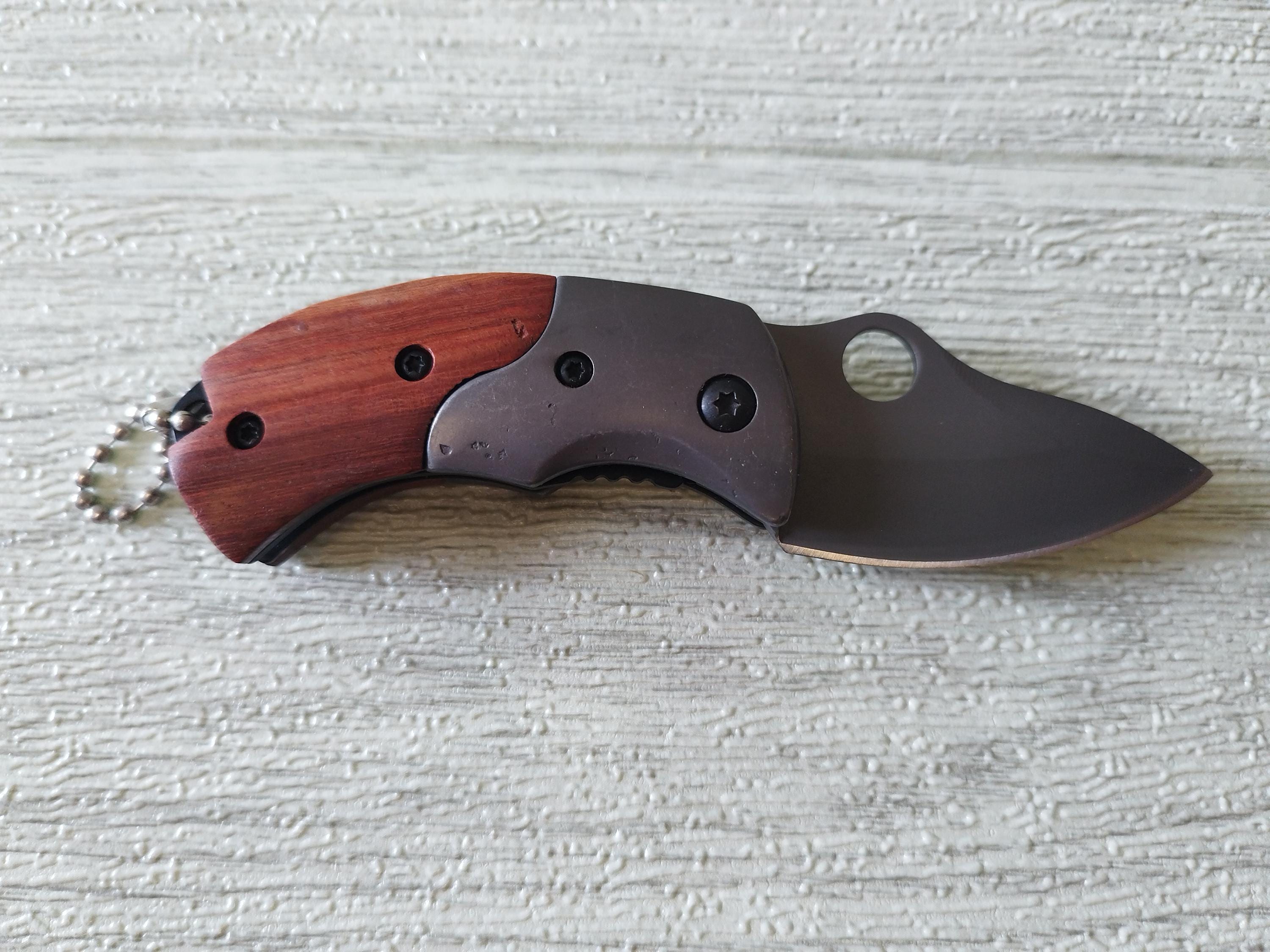 Tiny Knife Keychain - Etsy