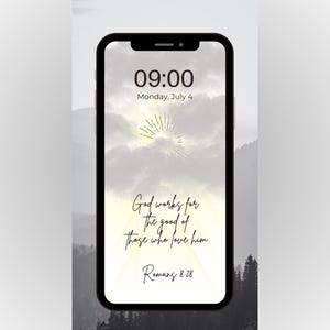 Phone Wallpaper Christian - Bible verse phone wallpaper - Scripture Phone Lockscreen
