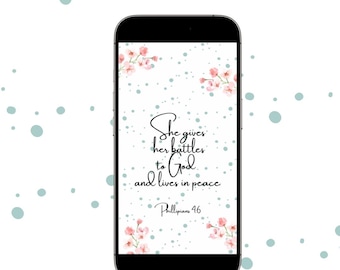 Inspirational Bible Verse Phone Wallpaper – Set of 3 (Digital Download)