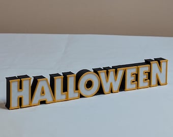 "Halloween Freistehendes Filmschild ""Horror"" von Michael Myers."