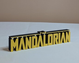 The Mandalorian vrijstaand bord - zwevend