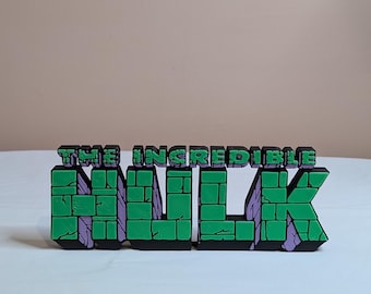 Hulk Sign - Fan Art Freestanding Decor