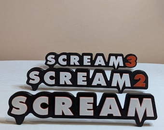 Scream 1-6 Freestanding Sign - Horror Slasher