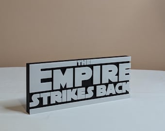 The Empire Strikes Back Freestanding Sign