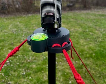 Sistema de tensado de mástil de antena vertical de campo de alta frecuencia JPC-12