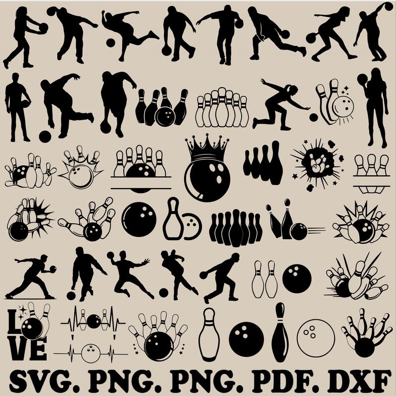 Nice Rack Bowling Svg Bowling Svg - Etsy