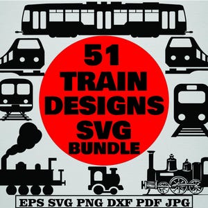 Zug-Svg-Bundle, Zug Png-Bundle, Zug Clipart, Zug-Schnittdateien für Circut, Zug-Silhouette, Zug-Vektorgrafik, Zug-Svg, Kinderzug-Svg, Png