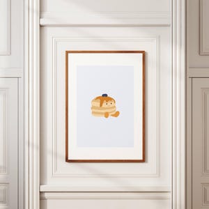 Póster inspirado en Jellycat A4 de Fran Pancake/Jellycat de Amuseables