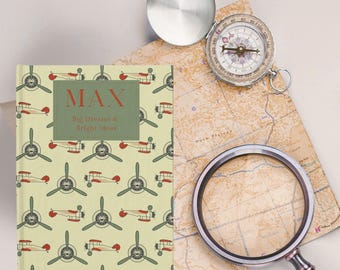 Personalized Boys Journal for Boys Custom Name Journal Notebook for Young Writer Personalized Gift Idea for Boys Birthday Gift for Nephew