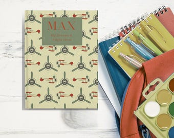 Personalized Boys Journal for Boys Custom Name Journal Notebook for Young Writer Personalized Gift Idea for Boys Birthday Gift for Nephew