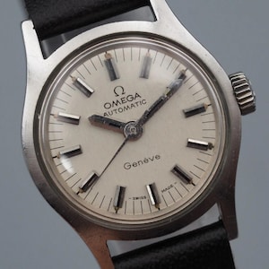 Serviert in der Nähe von Mint Omega Geneve Cal 671 Automatik Damen Vintage Uhr Japan