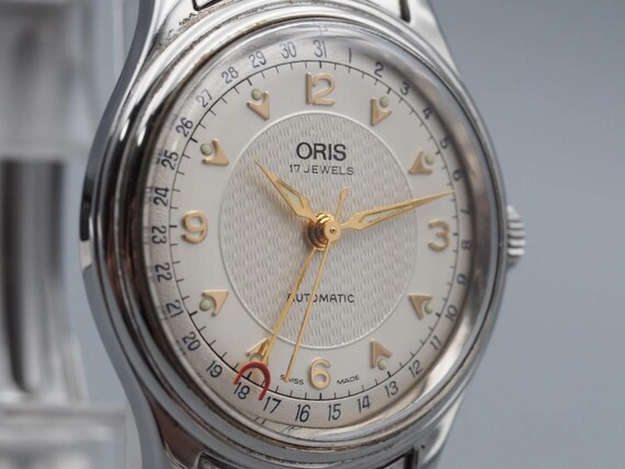 Mint Case  Oris Pointer Date 7403-40B Silver Auto… - image 8