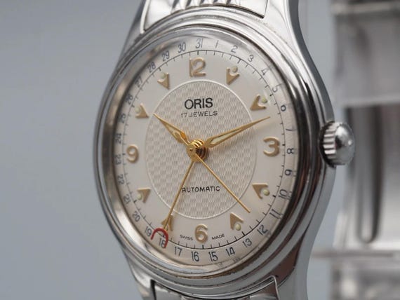 Mint Case  Oris Pointer Date 7403-40B Silver Auto… - image 7