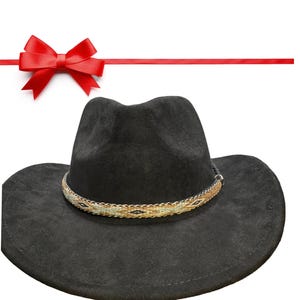 Fasce per cappello in crine di cavallo - Motivo a rombi e X - Azzurro chiaro e marrone chiaro. Aggiungi un tocco di stile al tuo cappello da cowboy!