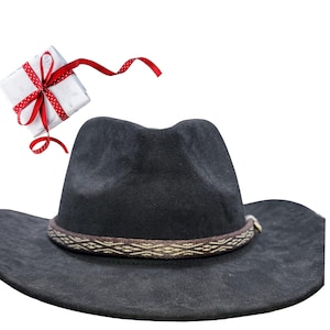 Horsehair Hatbands - Add some flair to your Cowboy hat! Dark Brown and Cream Diamond Pattern.