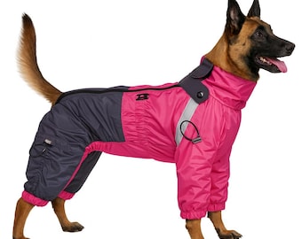 Mono Sirko Rain para perra, chaqueta impermeable, impermeable, ropa para perros pequeños, medianos y grandes