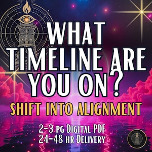 Which Timeline Are You On? | Starseed Timeline Jump Reading | Shift Into Alignment (PDF)