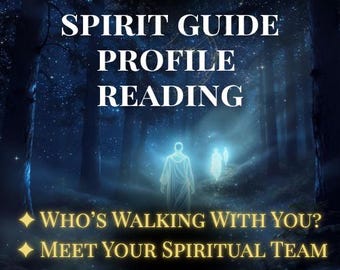 Spirit Guide Profile Reading – Meet Your Spiritual Team (Custom PDF)