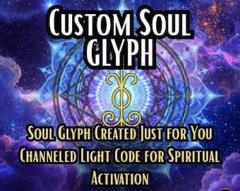 Custom Soul Glyph – Channeled Light Language Sigil for Your Energy & Purpose