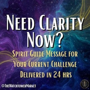 Channeled Spirit Guide Reading: Clarity & Guidance (PDF Delivery within 48 hours)