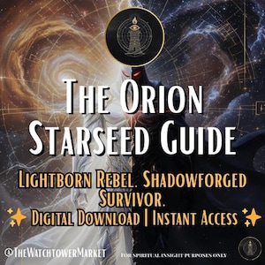 Orion Starseed Guide: Soul Mission, Shadow Work & Activation (PDF Download)