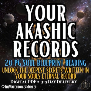 The Akashic Codex™ | 20-Page Soul Blueprint Reading | Past Lives, Mission, Starseed Origin, Gifts & Shadow Alchemy