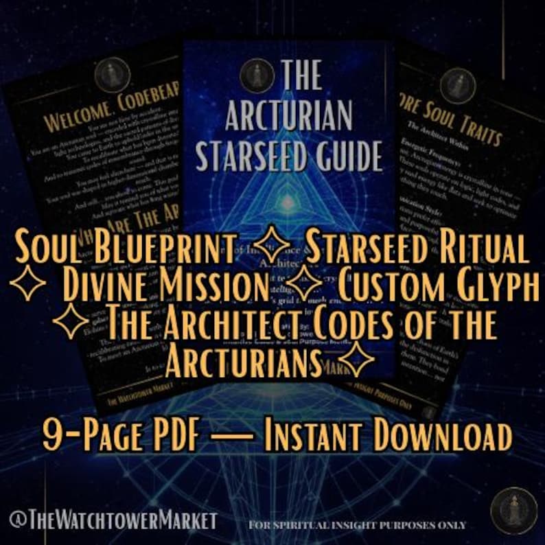 Arcturian Starseed Guide: Soul Mission & Light Activation (PDF Download ...