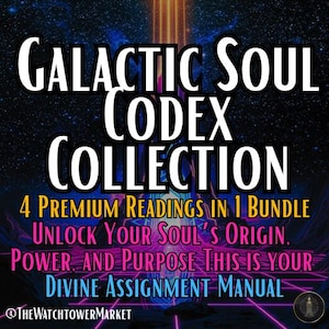Personalized Akashic Records Codex Bundle: Galactic Soul History (PDF Download)