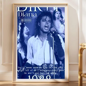 Michael Jackson Dirty Diana - Etsy