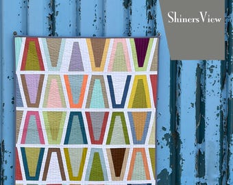 Wanna go Scrappy?? This Quilt's for you ... Urban Facade Quilt Pattern