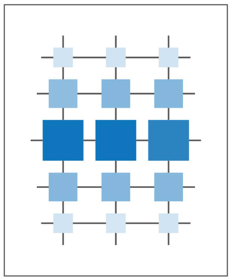 Quilt Pattern EchoSquare PDF Quilt Pattern Mid-Century Modern image 3