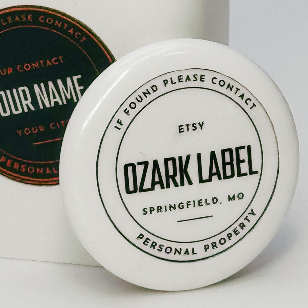 Sticker Poperty Asset Circle Sticker Property Labels Waterproof Asset Tags for Electronics ...