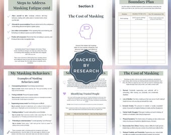 Printable Autism Workbook, Autism Awareness, Autism Communication Book, Interactive Autism Book Learning Experience, Adult, Autism Journal