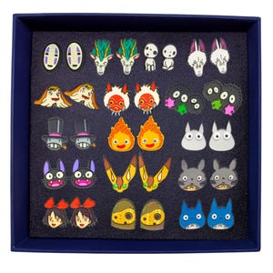 Anime Earrings, Custom Anime Jewelry, 3D Printed and Hand-Painted, Cute Geeky Gift for Her
