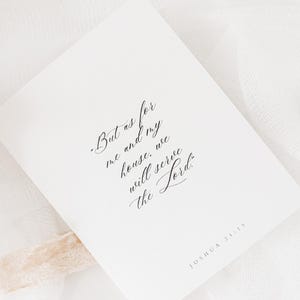Christian Housewarming Card | Scripture Design