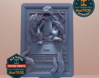 Charizard - 3D Pokemon Card - STL File FDM Printer Compatible - Etsy