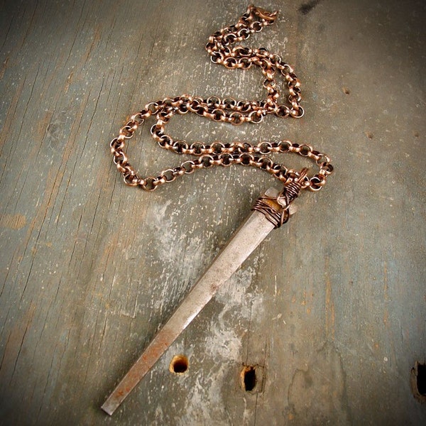 Spike - Steel Nail Pendant