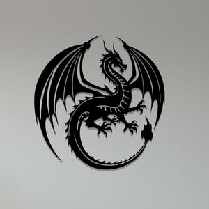 Dragon Metal Wall Art, Fierce Fantasy Decor, Mythical Beast Wall Hanging, Unique Gift for Gamers, Medieval & Viking Decor Lovers