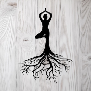 Buddha Metal Wall Art, Spiritual Crafts, Chakra Art, Yoga Metal Wall Art, Meditation Woman Boho Wall Decor,Yoga Room Wall Art