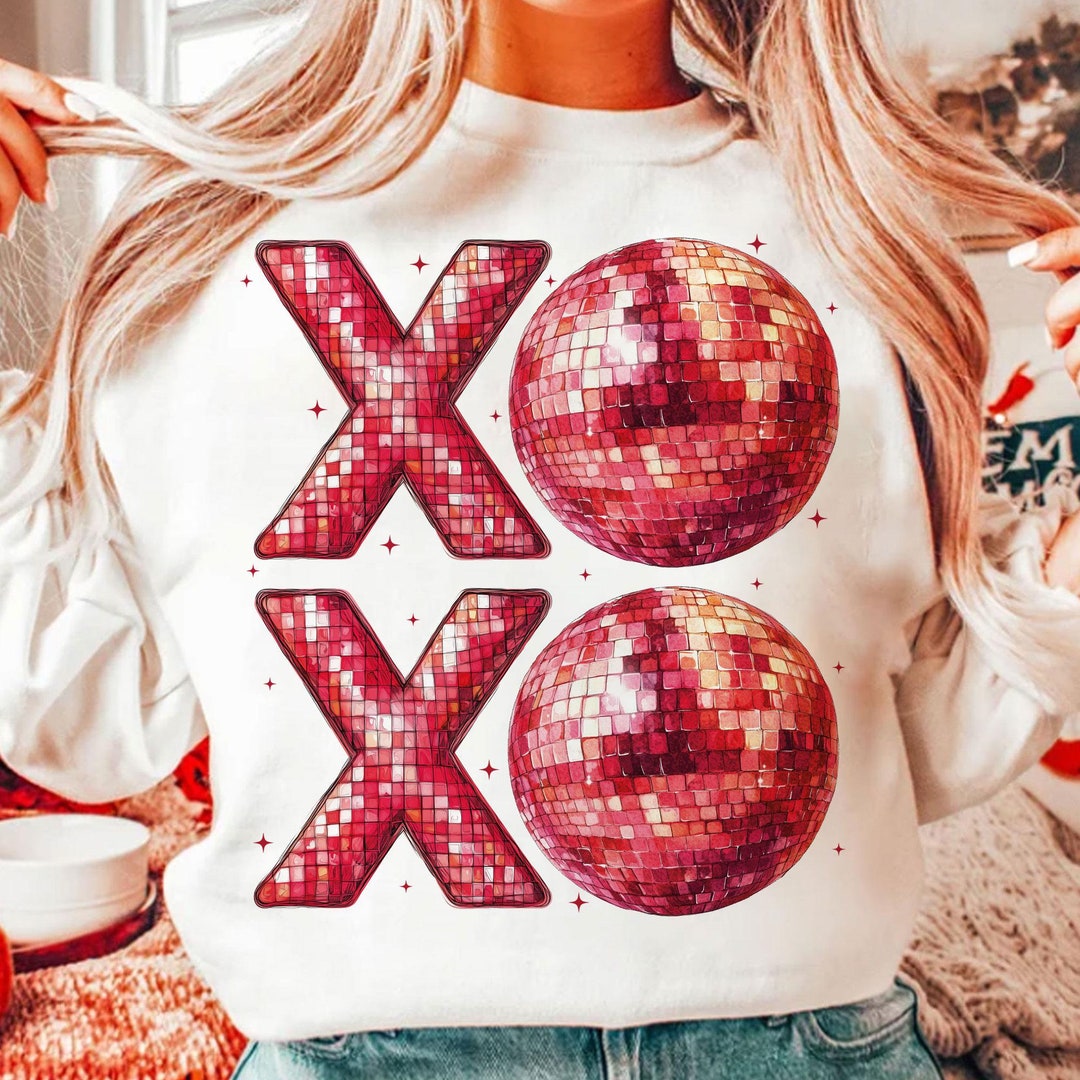 XOXO Disco Ball PNG, Disco Ball Valentine, Valentines Day Png, XOXO Png ...