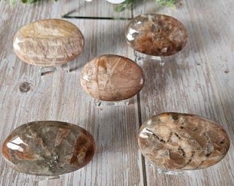 Sunstone Palm Stone (Light colored/more quartz)