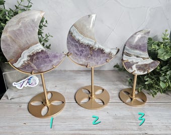Amethyst Agate Moon