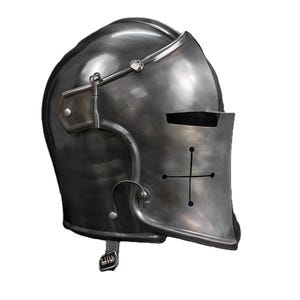 Barbuta Knight Helmet – Italian-Style Medieval Steel Armor Headgear | Wearable for Cosplay, LARP & Reenactment