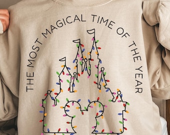 The Most Magical Time of the Year Shirt, Disney Christmas Vacation Tee, Magic Kingdom Holiday T-Shirt, Magical Christmas Family Tee