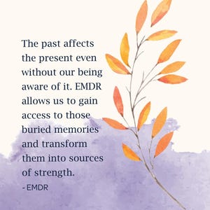 Eye Movement Desensitization and Reprocessing Wall Art - EMDR Printable Poster. Instant download for counseling and psychology clinics.