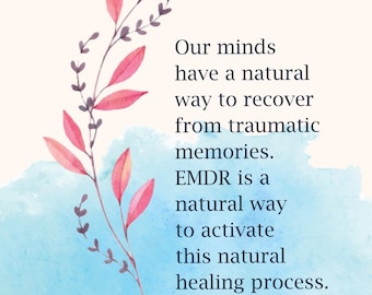 EMDR Digital Print - Trauma Quote. Therapy Office Wall Art. Psychology, Counseling or Psychotherapy Clinic Poster - Instant Download