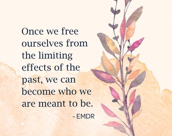 Counseling Therapy Printable Art - EMDR Modern Wall Decor for Counseling Rooms and Psychology Clinics - Instant Download