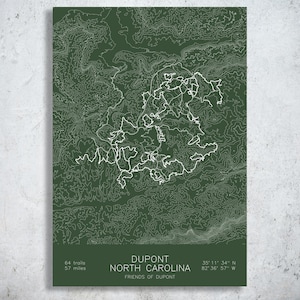 Custom Hiking Trail Map | Any Trail or Thru Hike, Pen Plotted Topographic Art | Personalized GPX Map Art, Gift for Hikers