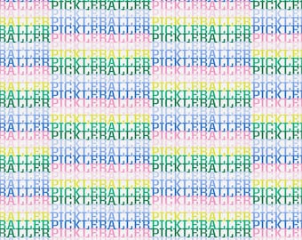 Pickleball Playtime - Pickleballer - Cotton Fabric - by Paintbrush Studio Fabrics PSF120-25084