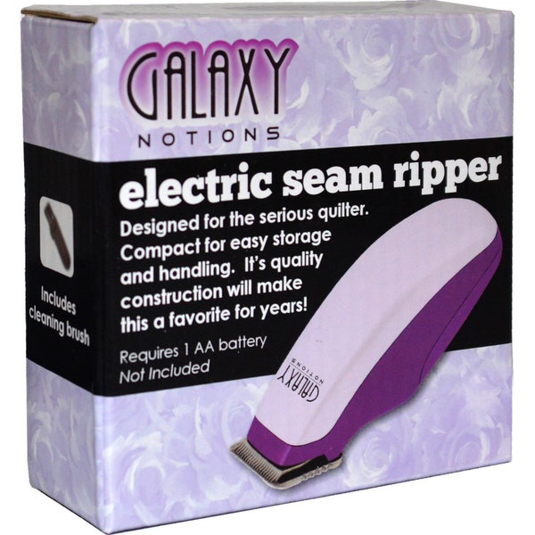 Galaxy Notions Electric Seam Ripper 4" Battery Operated (battery not included)